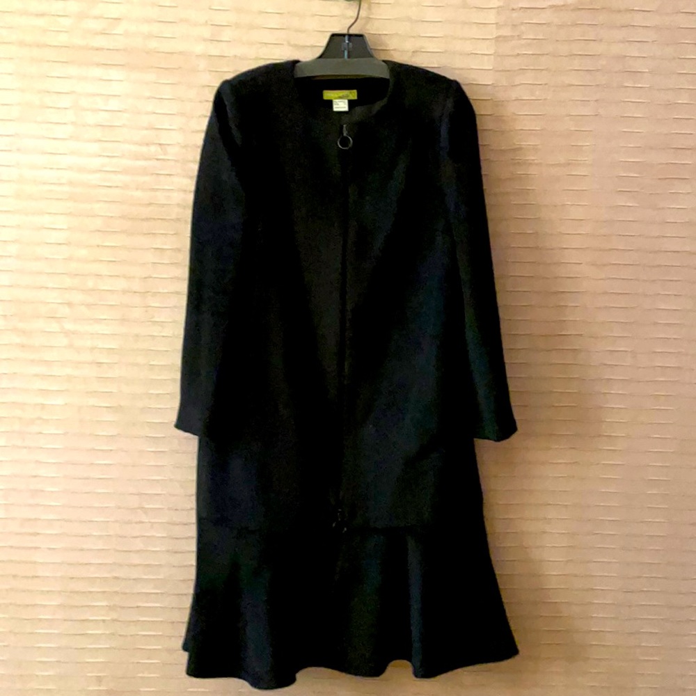 Black wool Itala Testino long coat